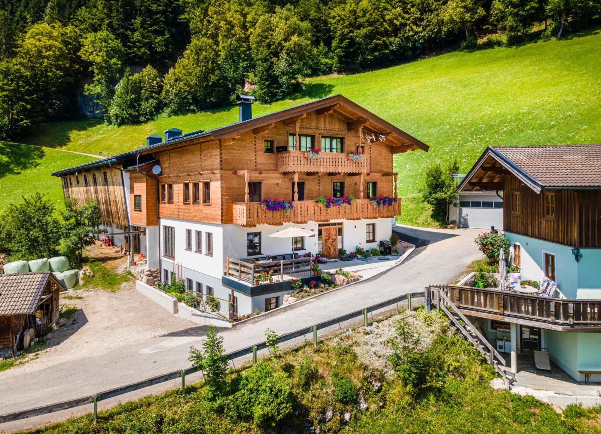 Apartamento Biobauernhof Schneiderbauer Unken Exterior foto